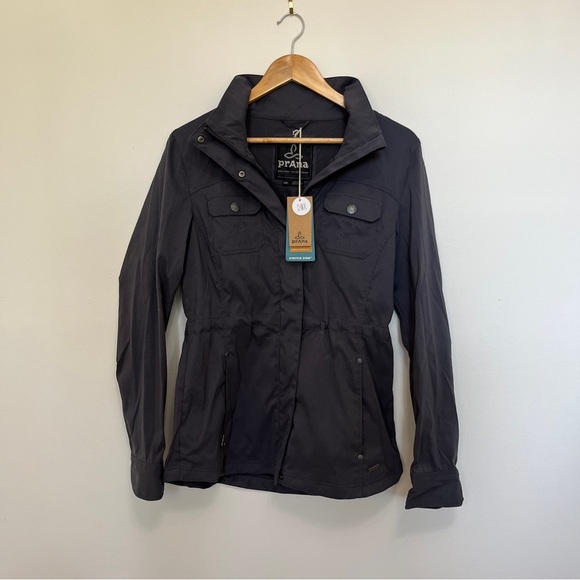 Prana Halle Jacket in Charcoal Size Small NWT - Picture 1 of 4